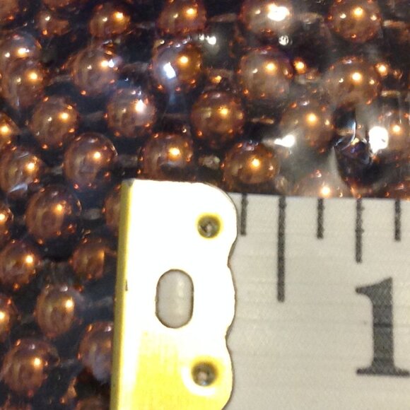 Faux Pearl Bead Garland, brown color, new item - Picture 3 of 8